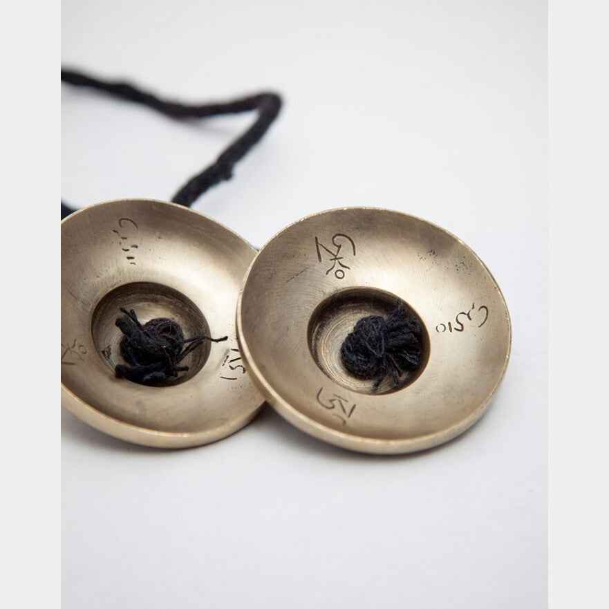 Seven-Metals Tingsha Cymbal - Dragon Design - 3" D