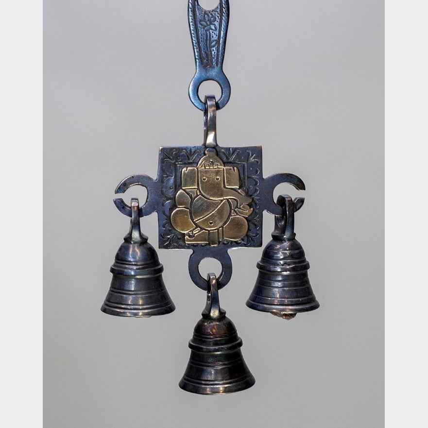 Antique Look Ganesh Bell Wind Chime
