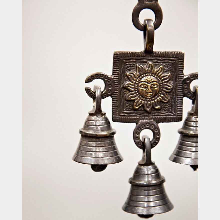 Brass Sun Hanging Wind Chime