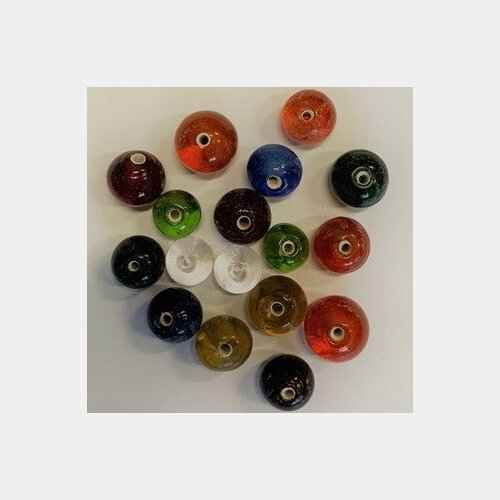 1KG Assorted Glass Beads (500 - 550 pcs)