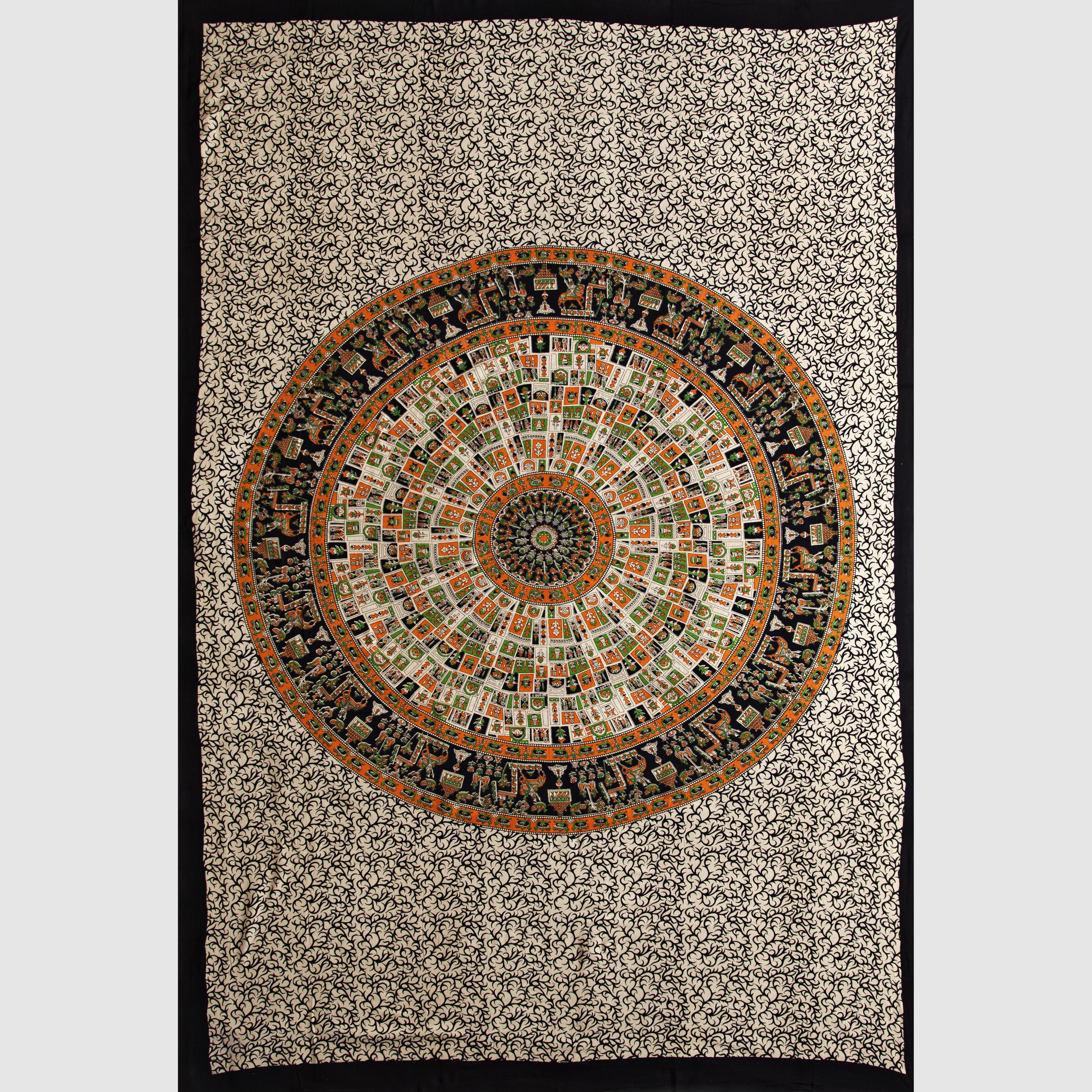 Bagroo Mandala Print Tapestry - Linens & Bedding - Bellbazaar.com - SD071 - 10