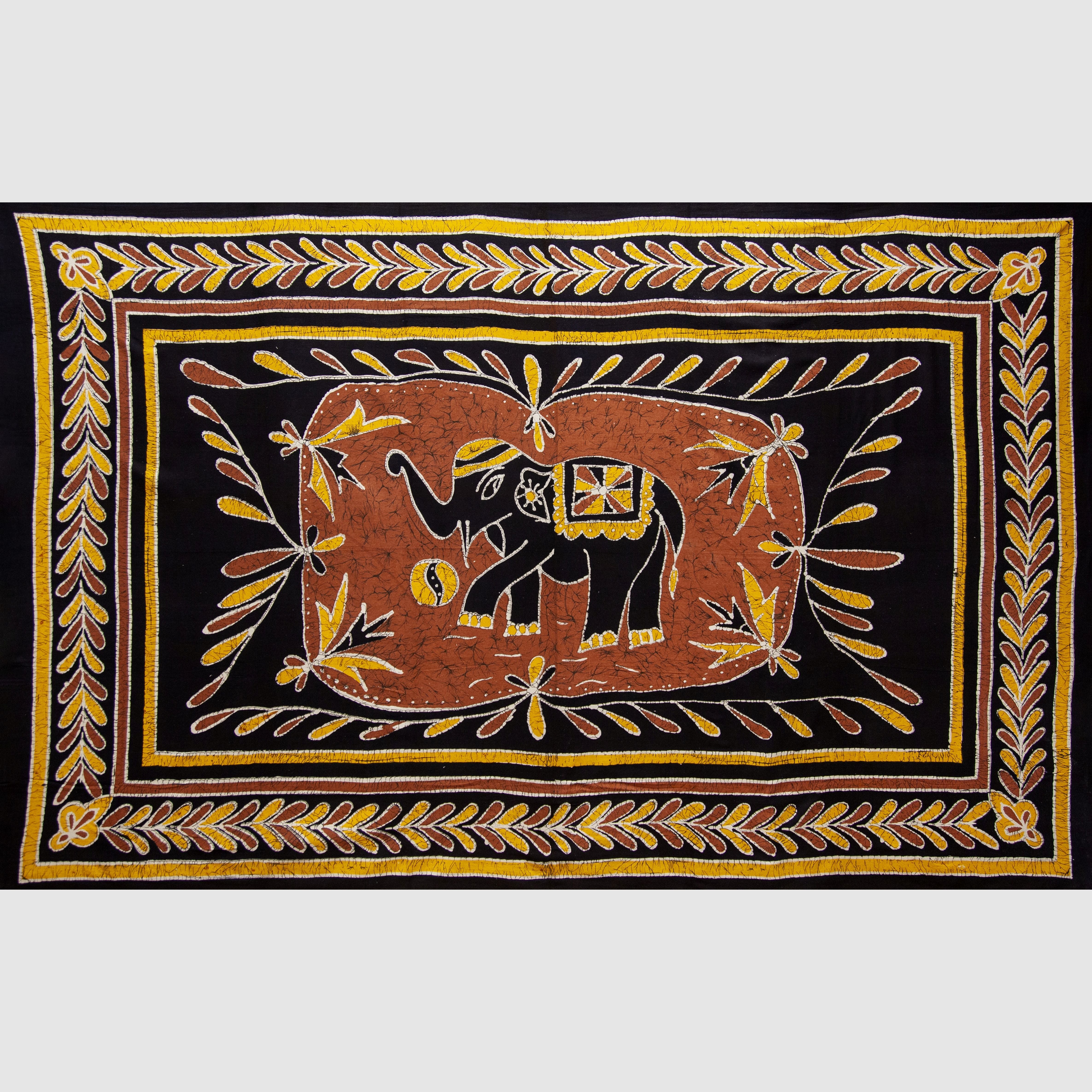 Batik Elephant Tapestry - Linens & Bedding - Bellbazaar.com - SS062 - 12