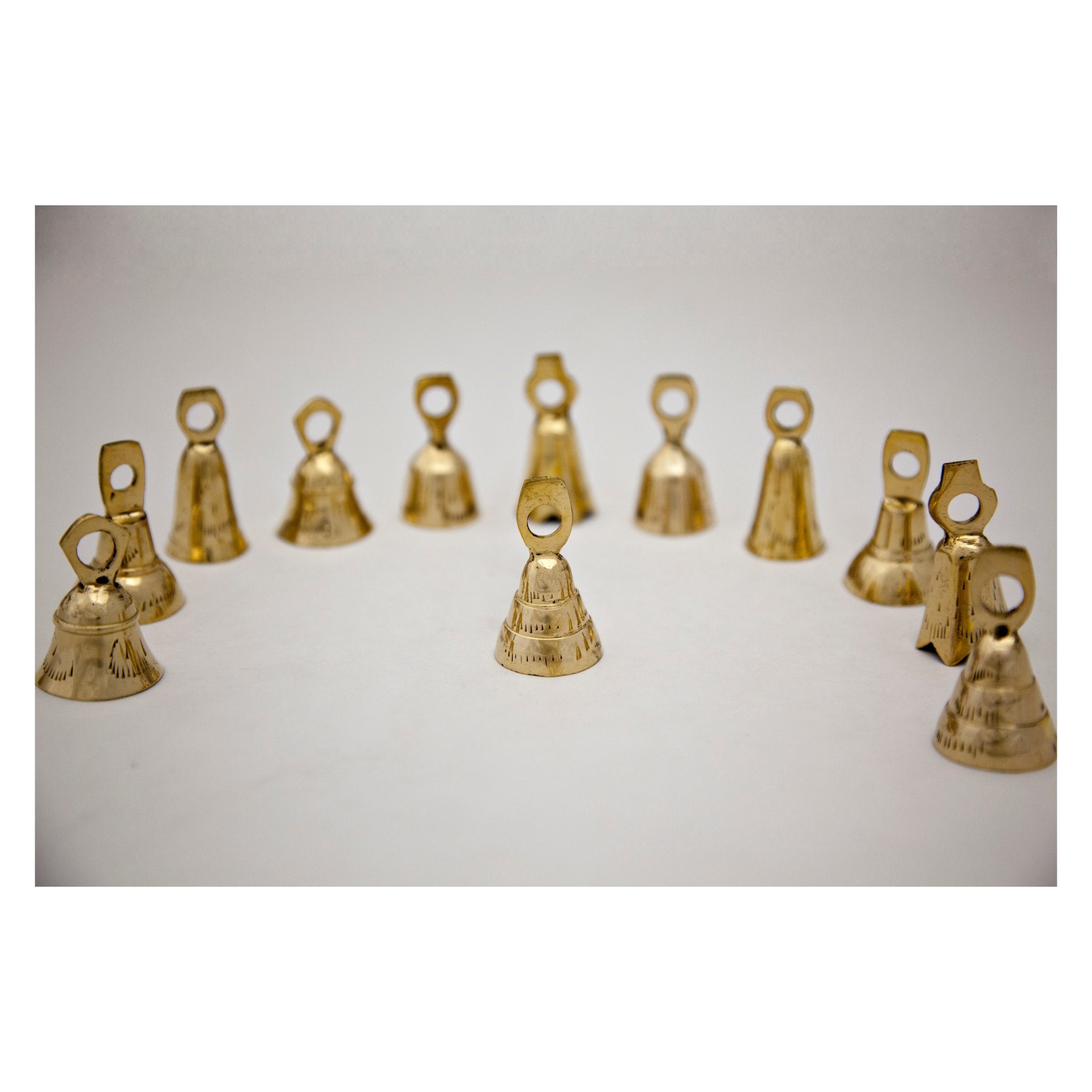  2-Inch Assorted Brass Bells