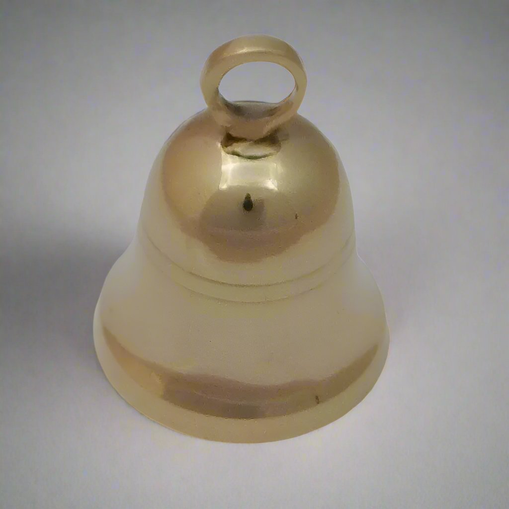 Brass Dome Bell with Ring Handle - Hand Bells & Chimes - Bellbazaar.com - 17405