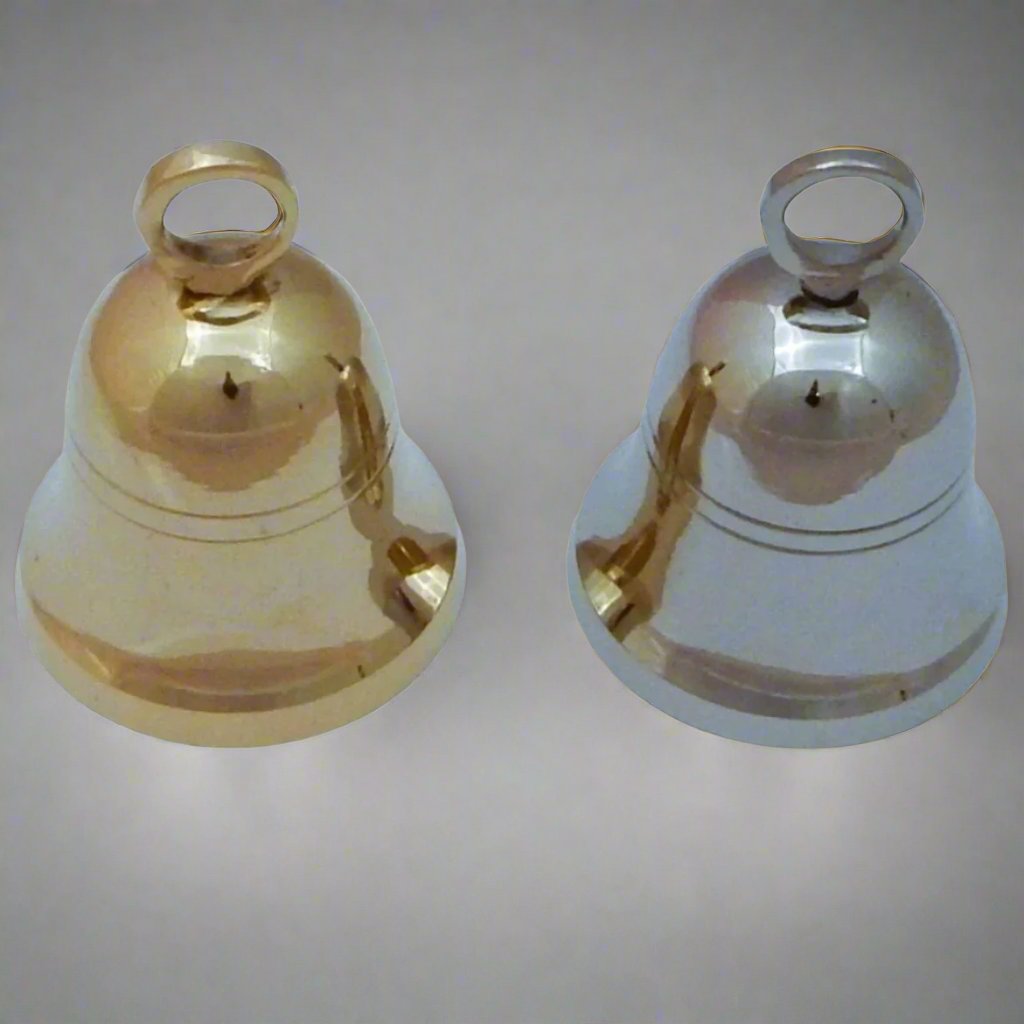 Brass Dome Bell with Ring Handle - Hand Bells & Chimes - Bellbazaar.com - 17405