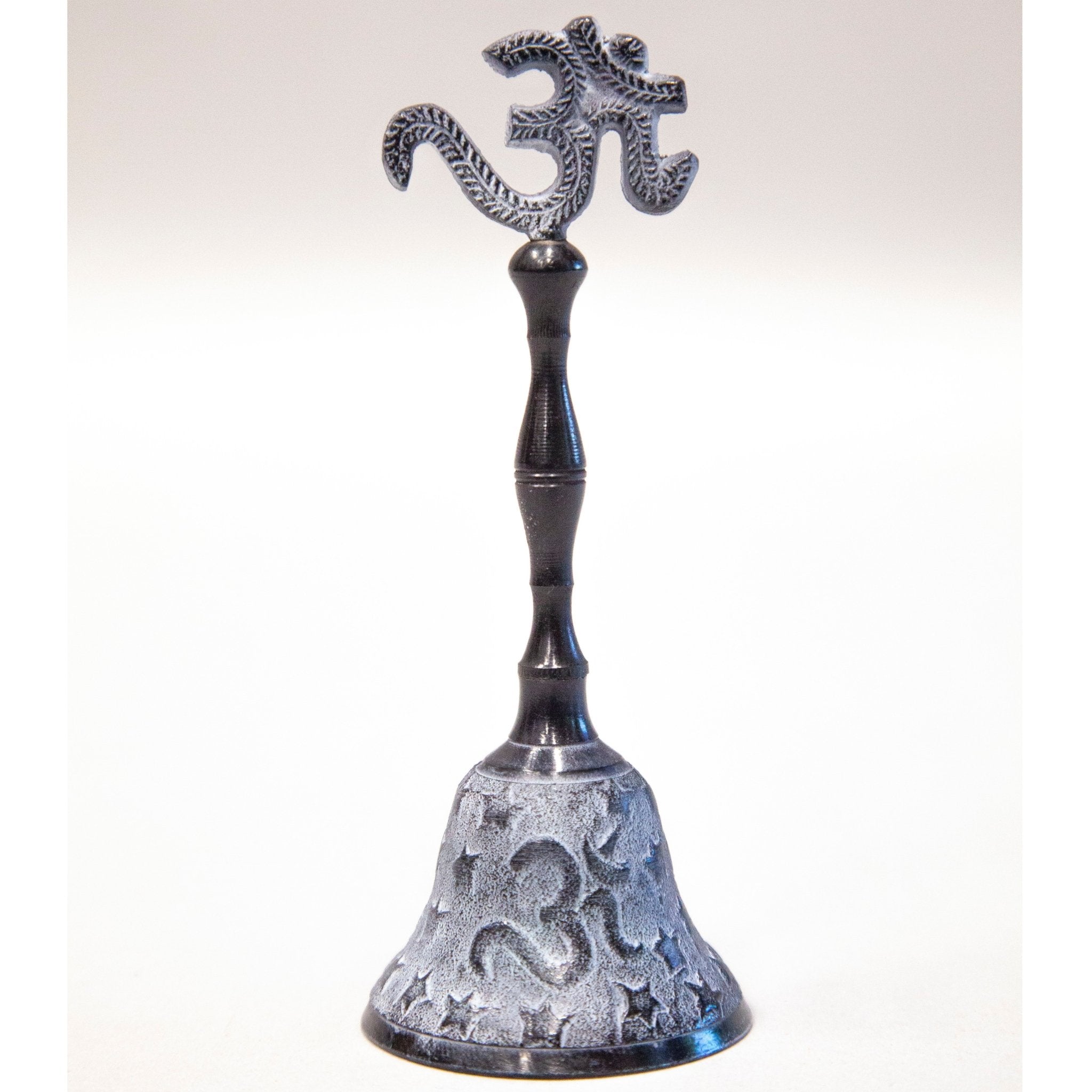 Brass Hand Bell with Om Design - Religious Items - Bellbazaar.com - BL104