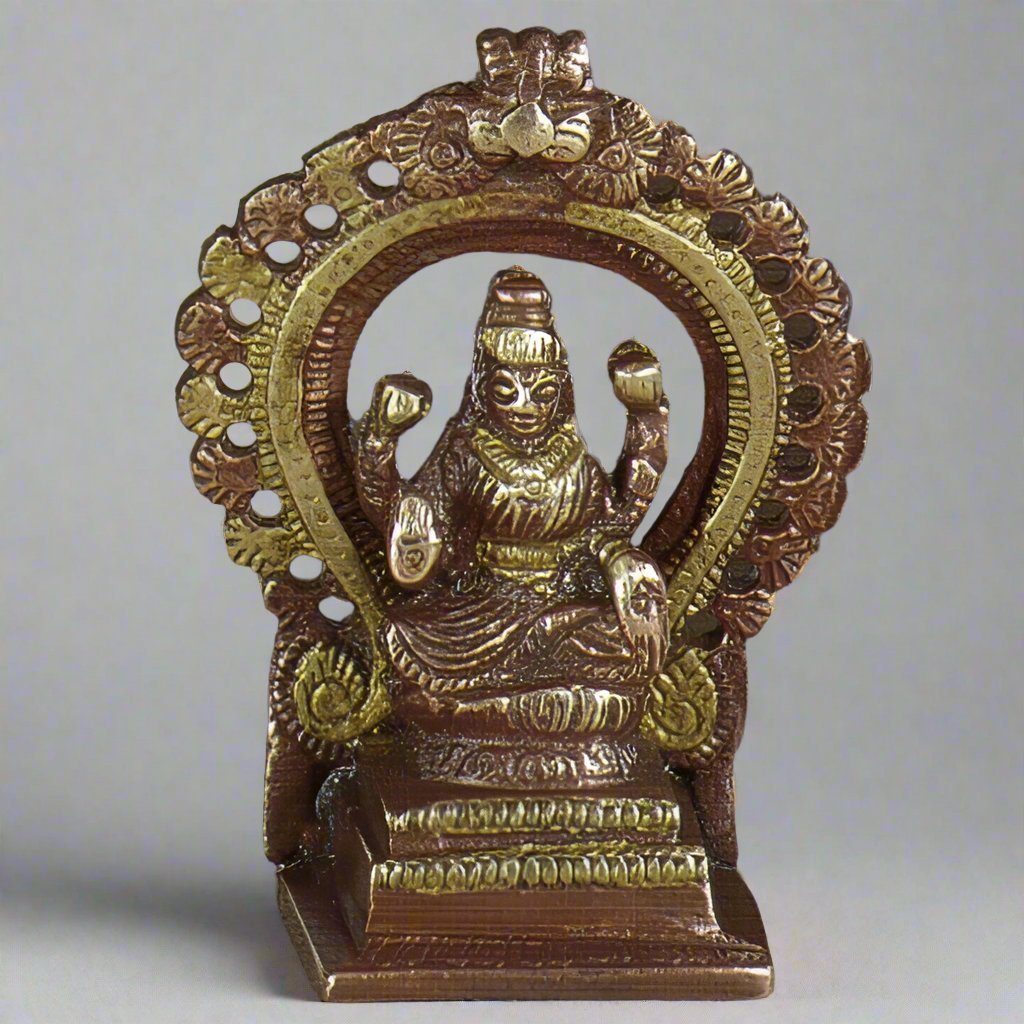 Brass Lakshmi Statue - Sculptures & Statues - Bellbazaar.com - BW167 - CB