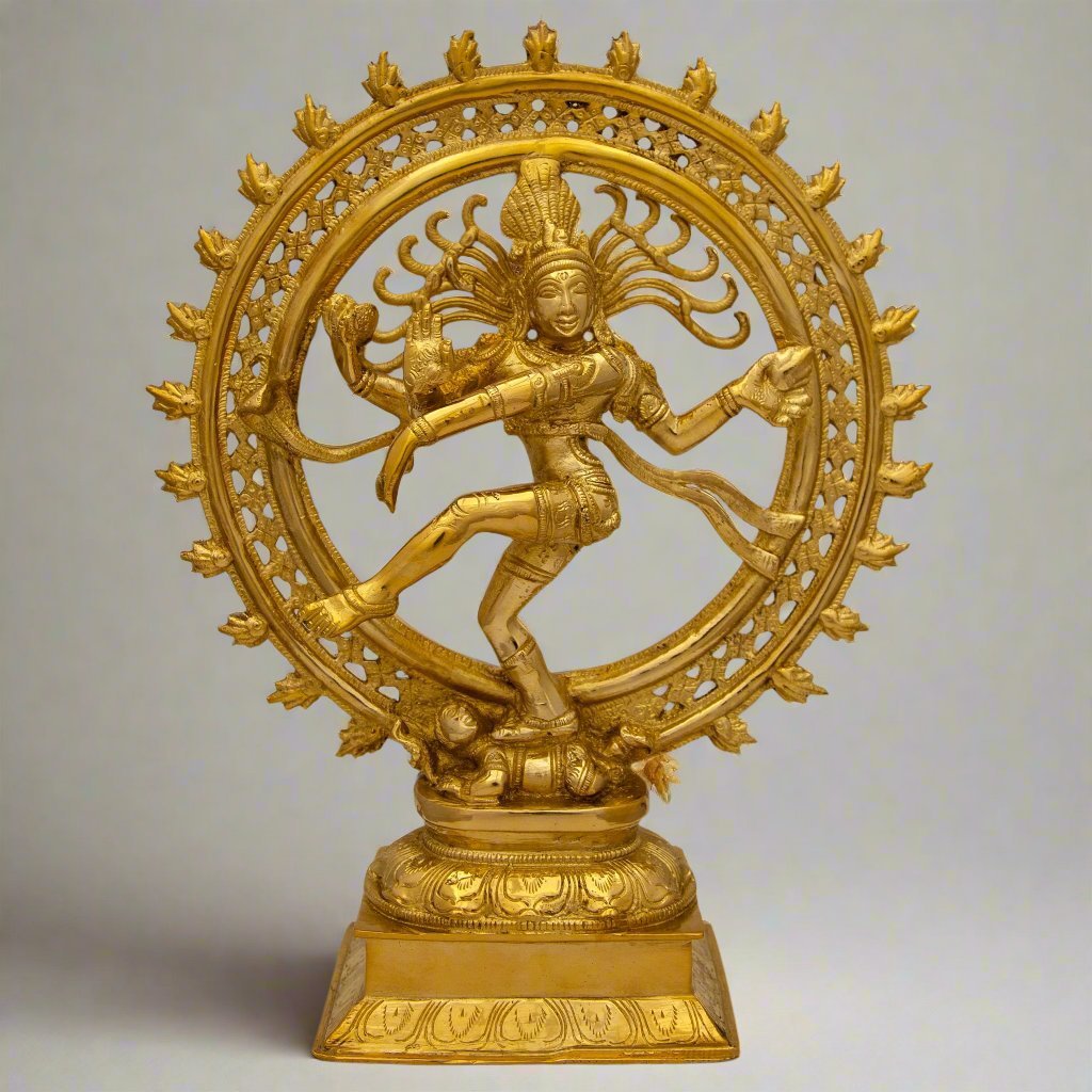 Brass Shiva - Nataraja Statue - Sculptures & Statues - Bellbazaar.com - BW049