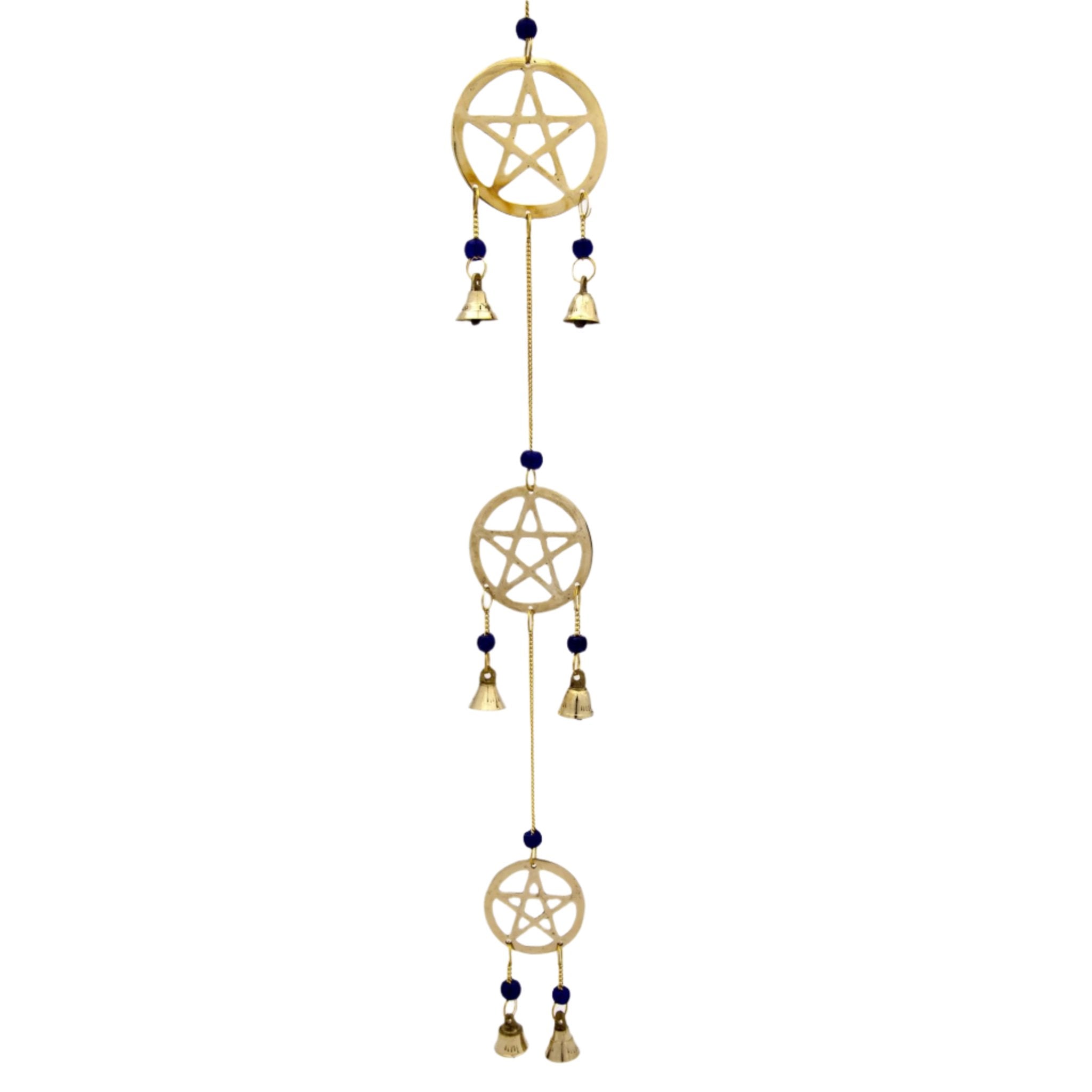 Chime with Three Pentagram Chimes - Decorative Bells - Bellbazaar.com - BS336