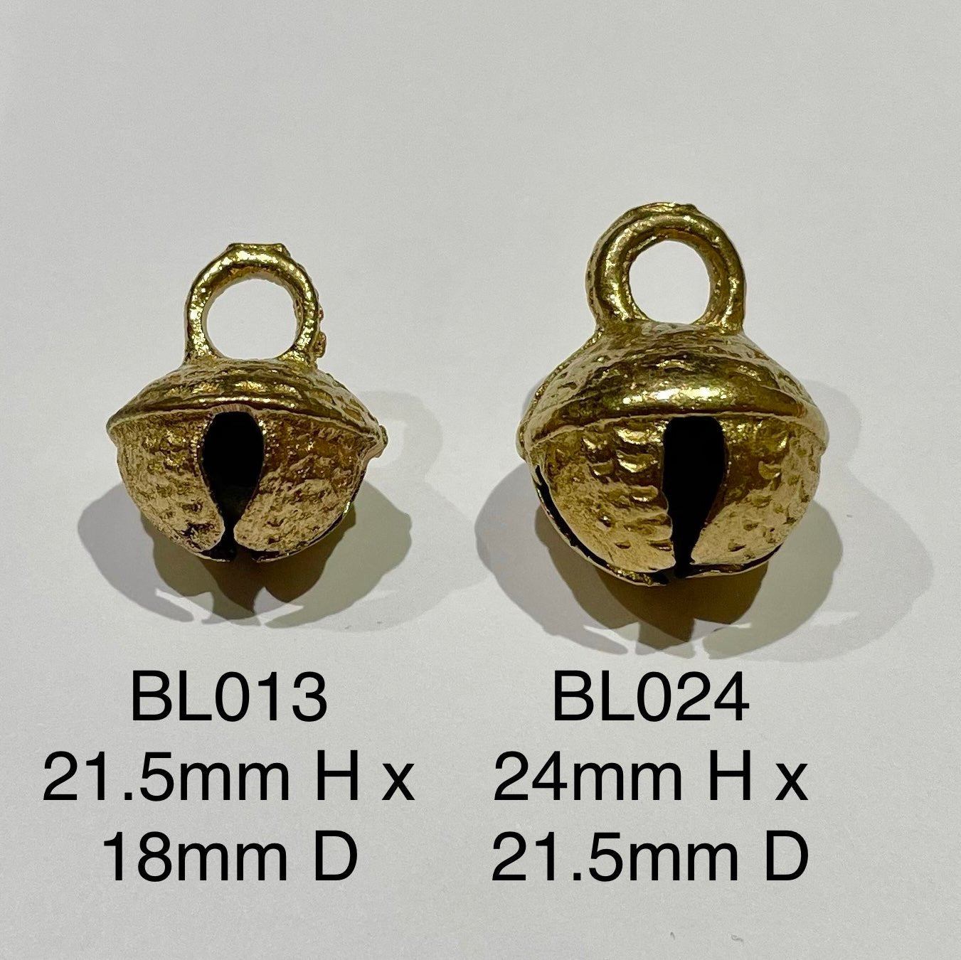 Cross - Cut Brass Bells (Ghungroos) - Decorative Bells - Bellbazaar.com - BL013