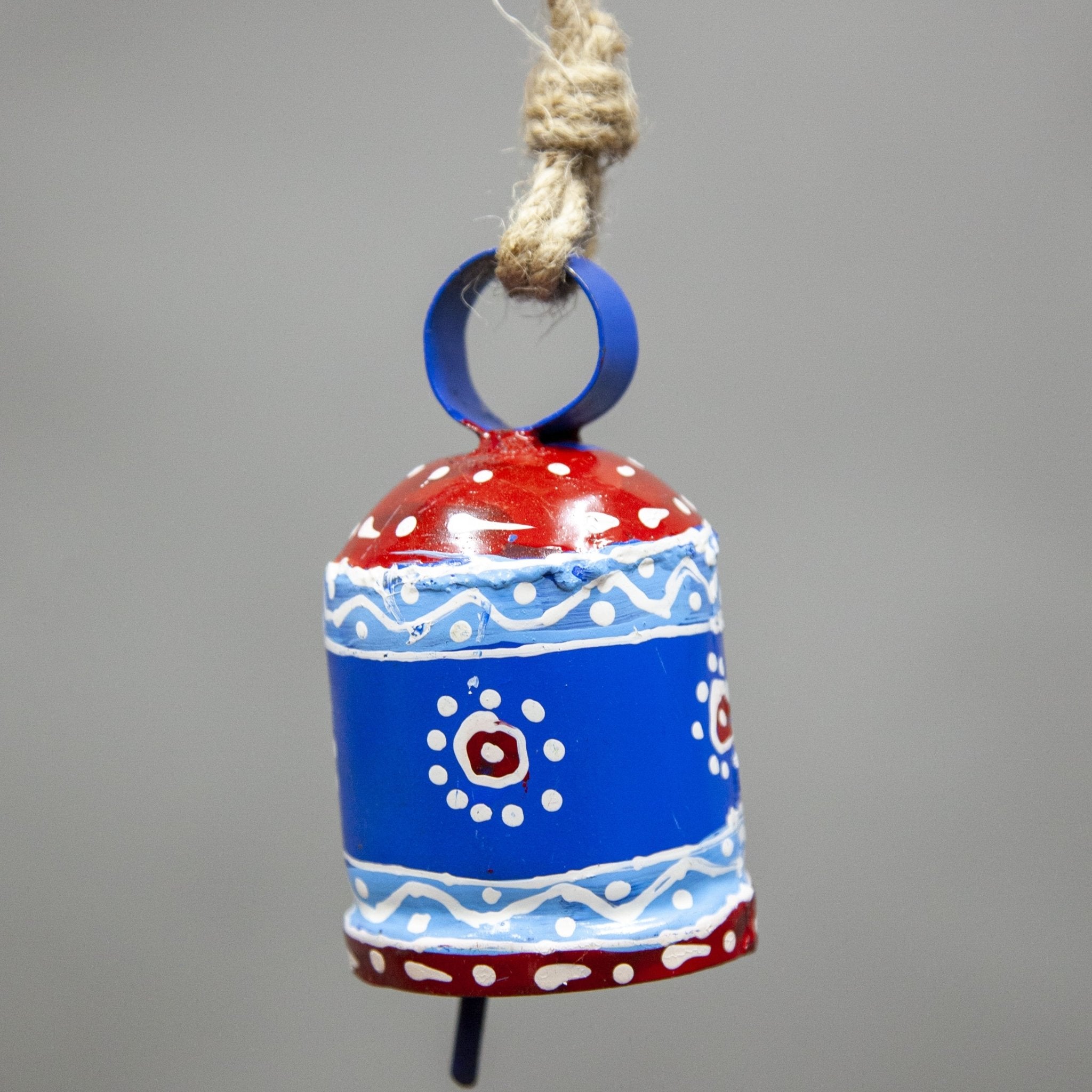 Hand - Painted Tin Bell - Decorative Bells - Bellbazaar.com - TL062