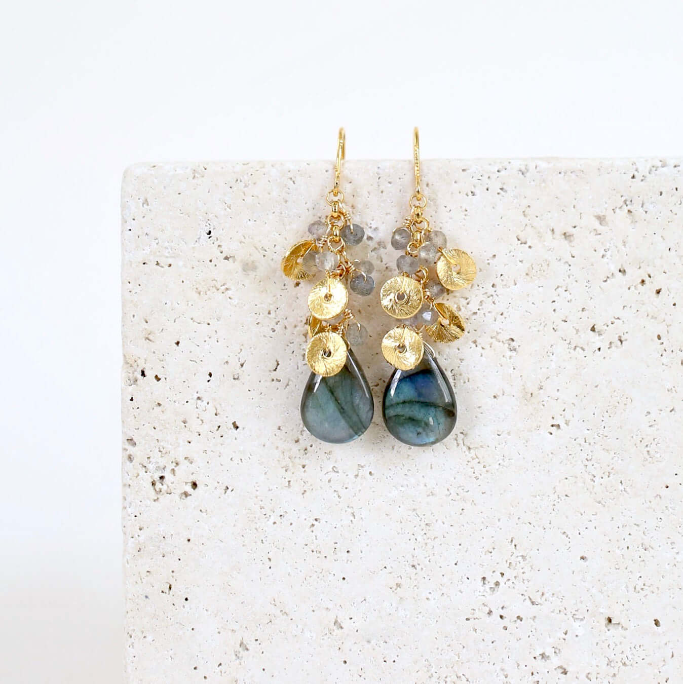 Labradorite Aurora Earrings