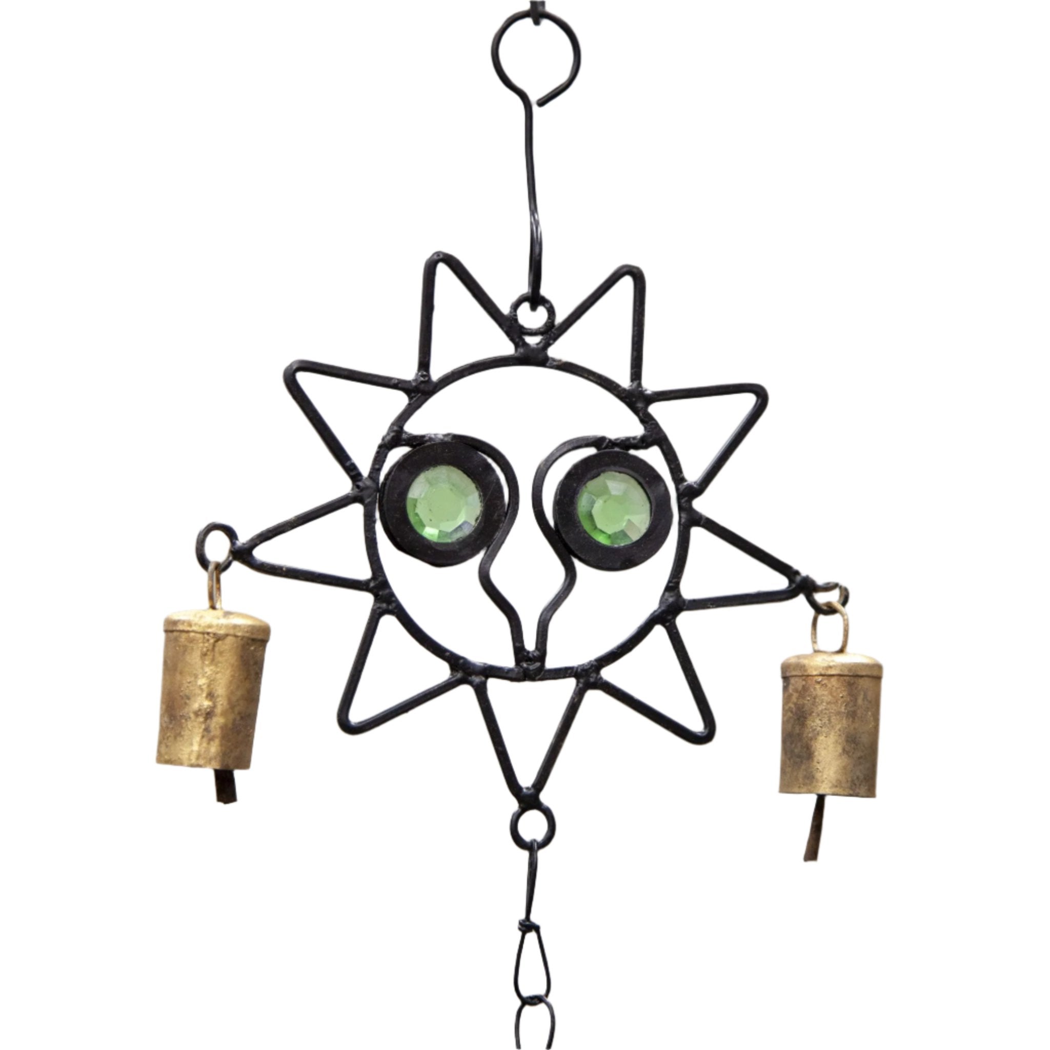 Iron Celestial Chime With Glass Accents - Decorative Bells - Bellbazaar.com - TS811