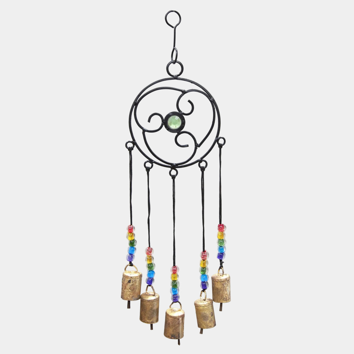 Iron Celtic Chime with Glass Accents ts336