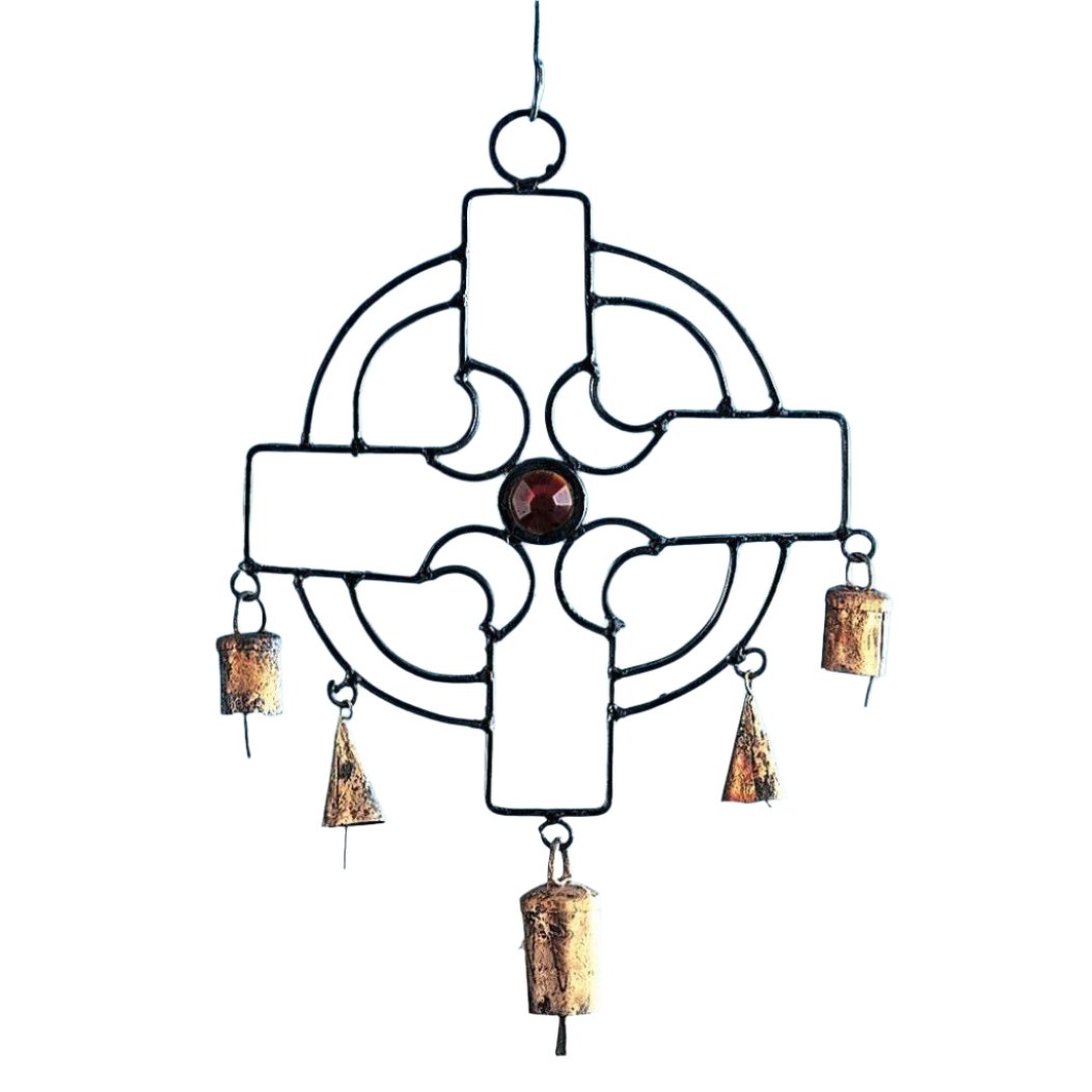 Iron Cross Bell Wind Chime - Decorative Bells - Bellbazaar.com - TS774