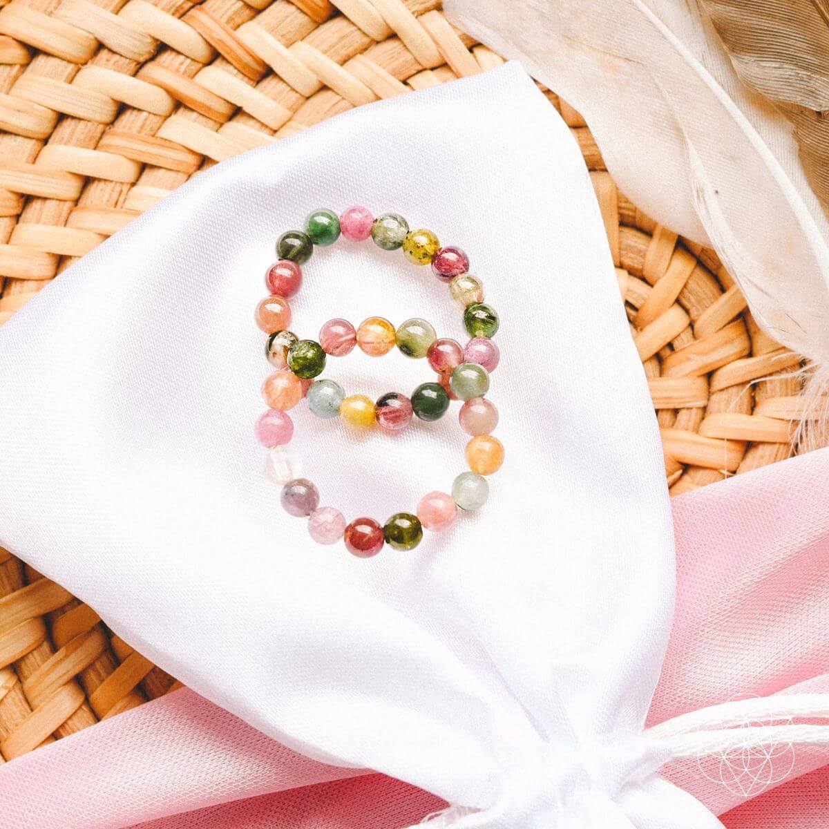 Matching Tourmaline Ring Set, 2 Piece - Ring - Bell Bazaar