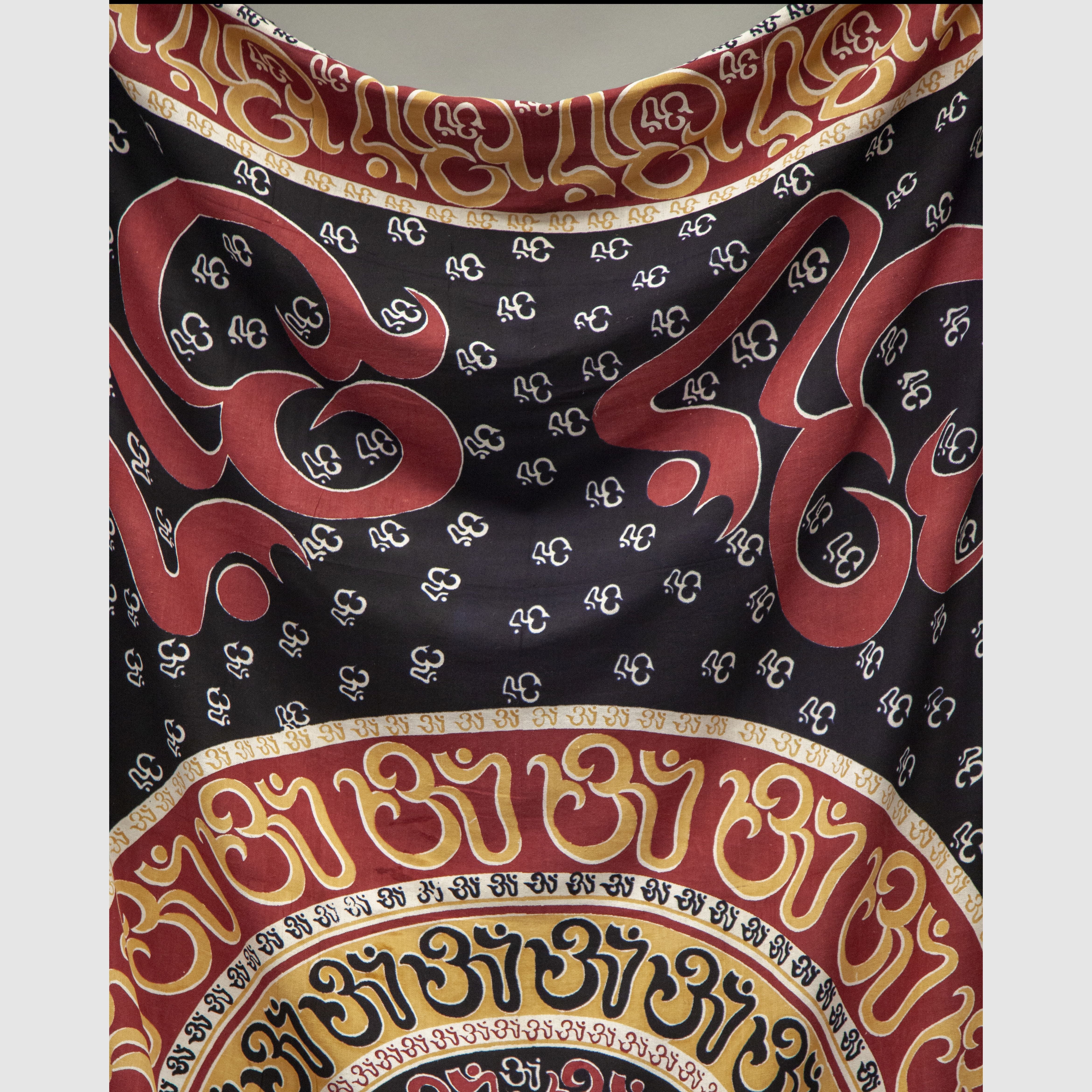 Om Print Tapestry - Linens & Bedding - Bellbazaar.com - SS072 - 02