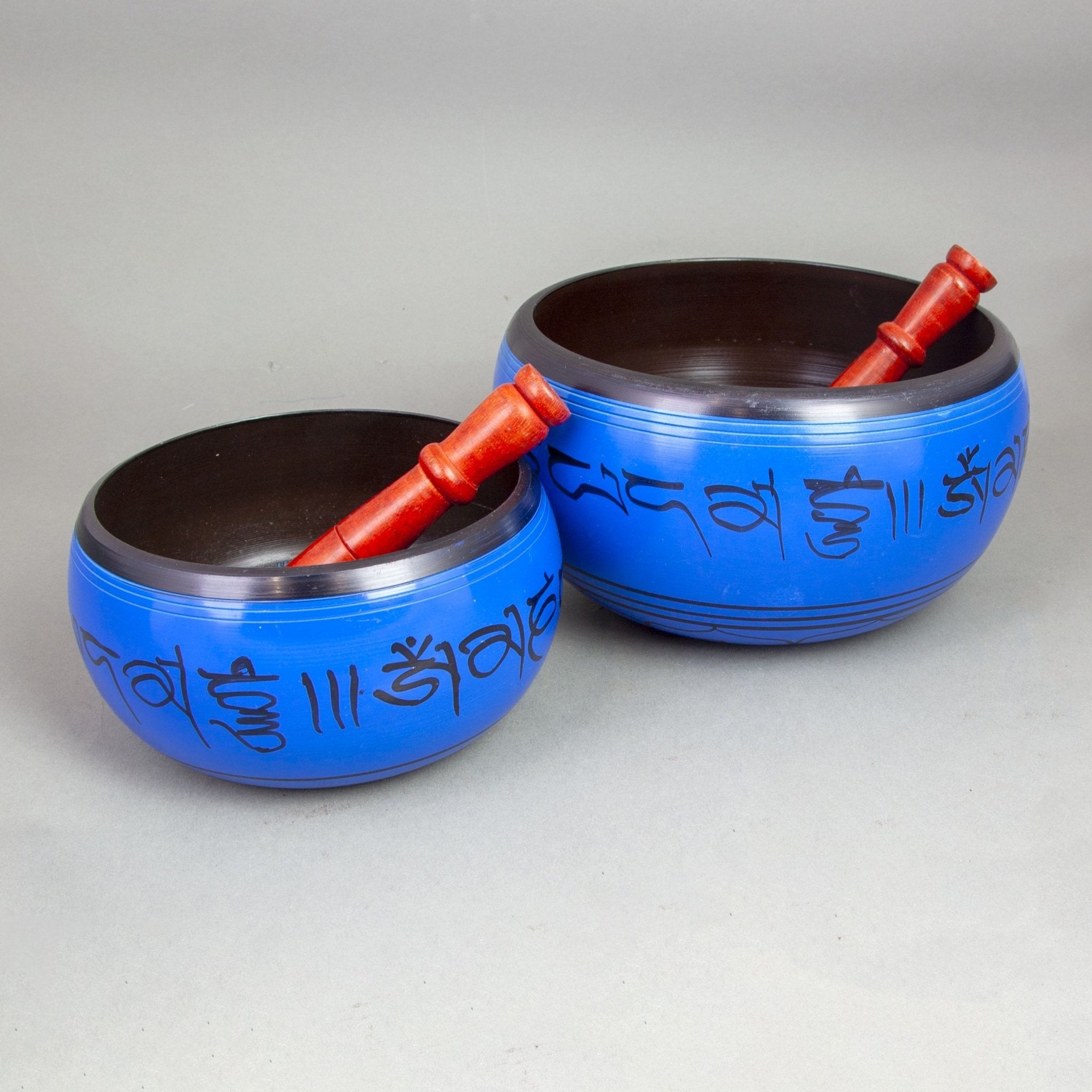 Om Singing Bowl Set - Religious Items - Bellbazaar.com - BW648