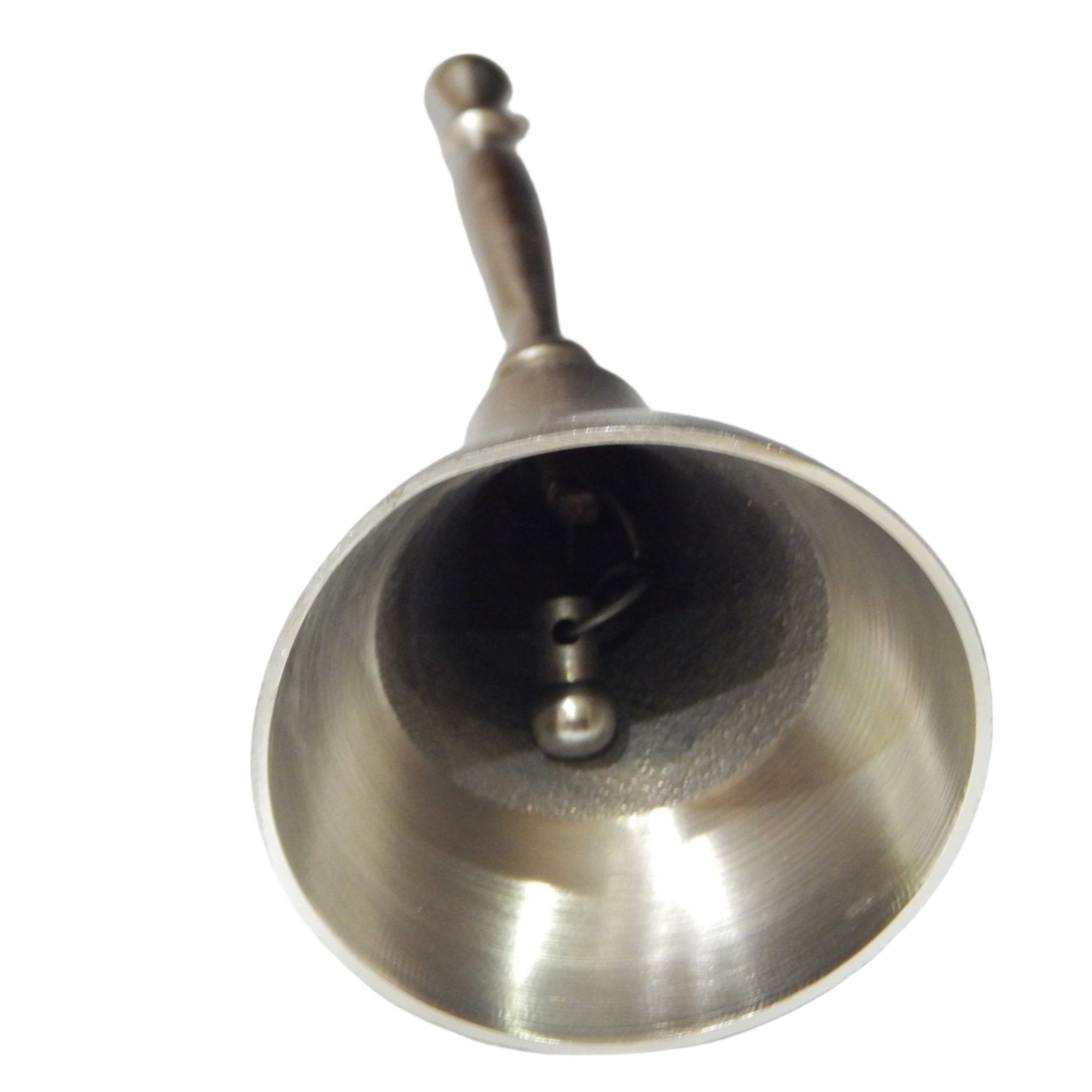 Pewter Polished Brass Handbell - Decorative Bells - Bellbazaar.com - 16717