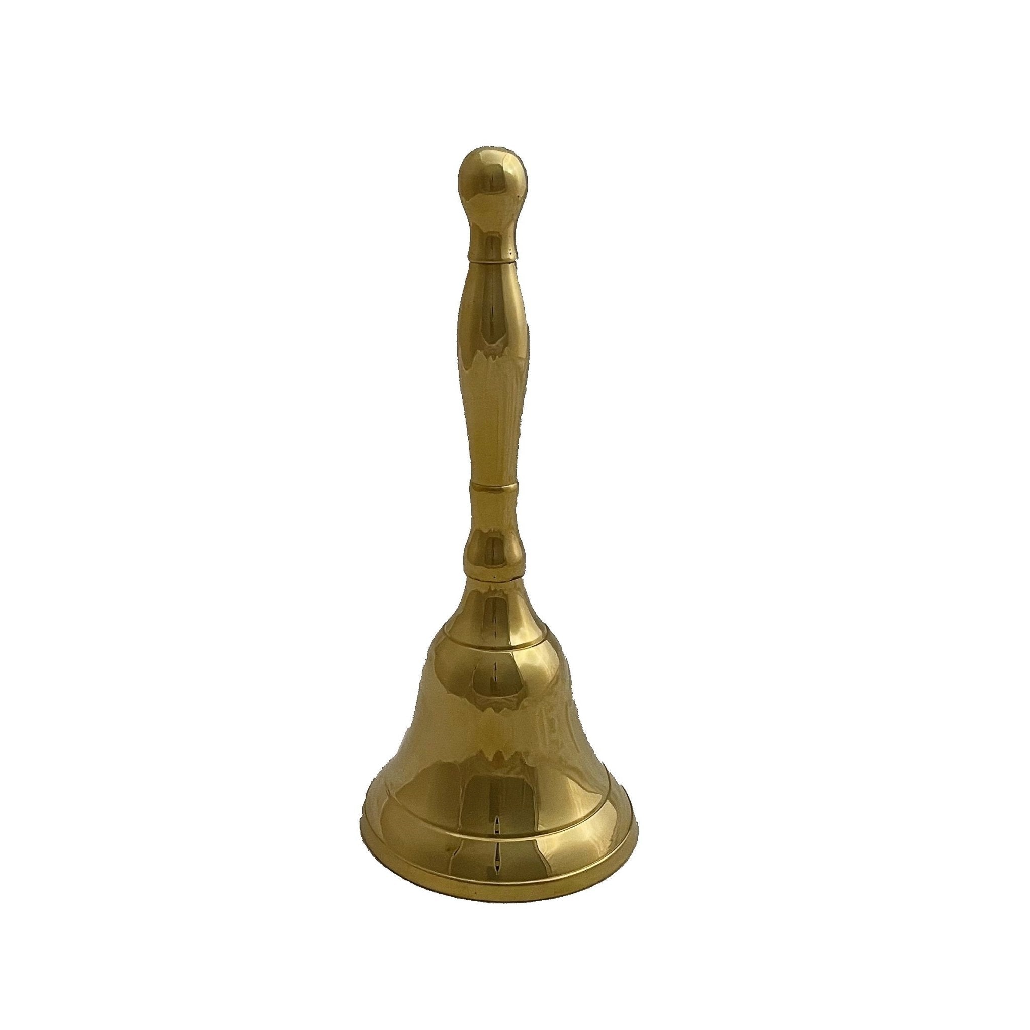 Polished Brass Hand Bell - Decorative Bells - Bellbazaar.com - 16714A