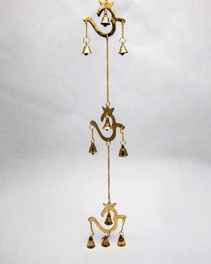 Three Om's with Bells - Decorative Bells - Bellbazaar.com - BS059
