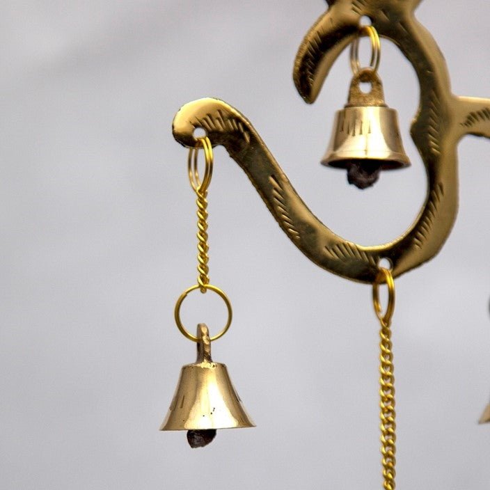 Three Om's with Bells - Decorative Bells - Bellbazaar.com - BS059