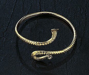 Textured White Metal Snake Armlet - Bold & Edgy Accessory - Apparel & Accessories > Jewelry > Bracelets - Bellbazaar.com - JP057