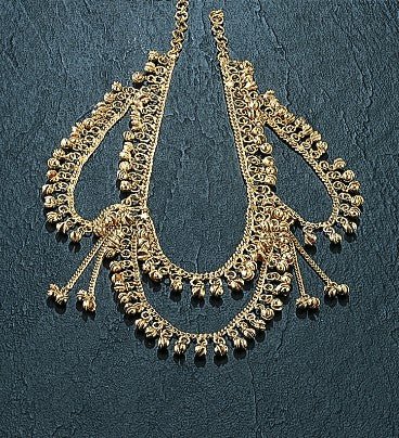 Bold Statement Bell Necklace with Multiple Loops, 28" L - Eye - catching & Stylish - Apparel & Accessories > Jewelry > Necklaces - Bellbazaar.com - JP105