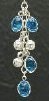 Enchanting White Metal Earrings with Dangling Beads and Bells - Apparel & Accessories > Jewelry > Earrings - Bellbazaar.com - JW254 - TU
