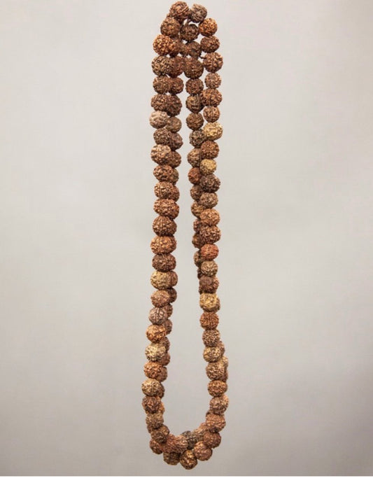 108 Large (18mm) Bead Rudraksha Mala - Prayer Beads - Bellbazaar.com - GW015