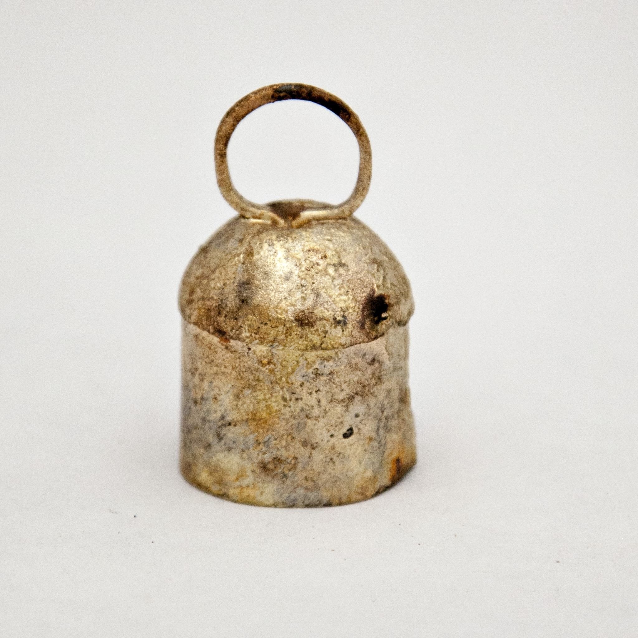 Rustic Tin Bell with Rounded Top - Decorative Bells - Bellbazaar.com - TL041 - 1/12