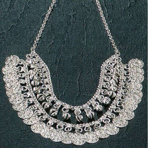 Silver 20 - Inch Necklace with Coin Charms - Trendy & Versatile Accessory - Apparel & Accessories > Jewelry > Necklaces - Bellbazaar.com - JW047