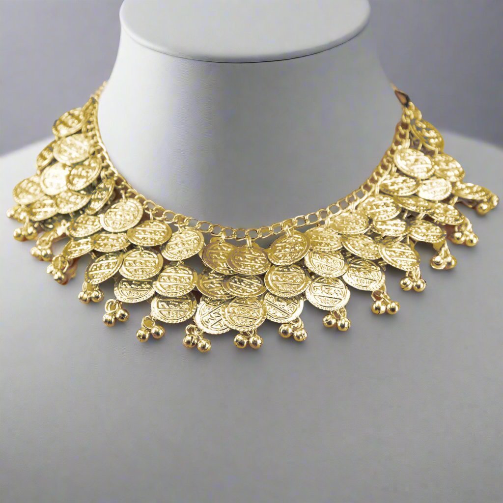 Statement Coin Necklace - Apparel & Accessories > Jewelry > Necklaces - Bellbazaar.com - JP363