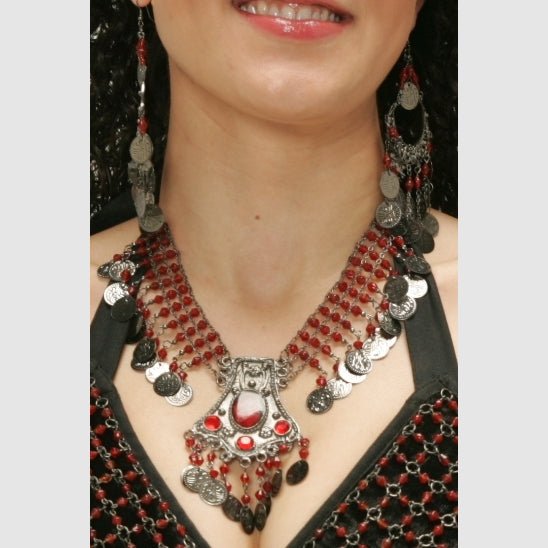 Vintage - Inspired Antique Style Necklace - Apparel & Accessories > Jewelry > Necklaces - Bellbazaar.com - JW329 - RE