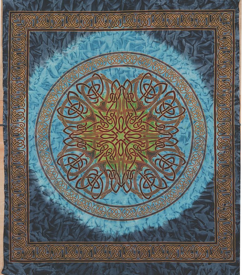 Celtic Knot Print Tapestry