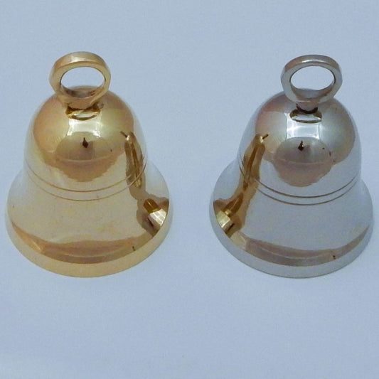 Brass Dome Bell with Ring Handle