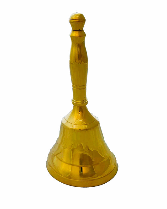 8" H Brass Handbell