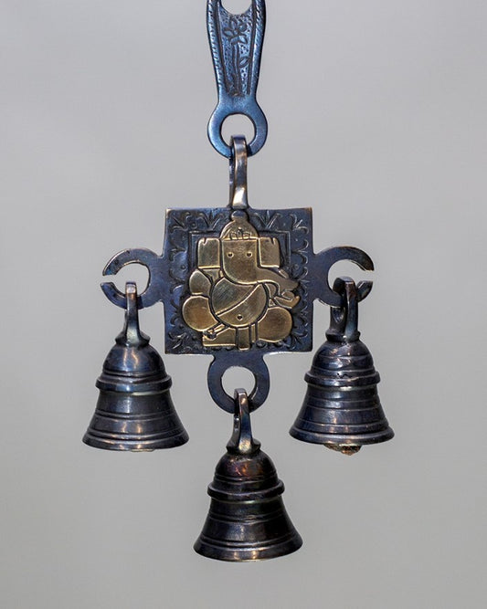 Antique Look Ganesh Bell Wind Chime