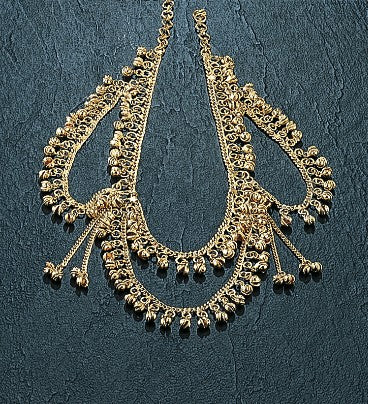 Bold Statement Bell Necklace with Multiple Loops, 28" L - Eye-catching & Stylish