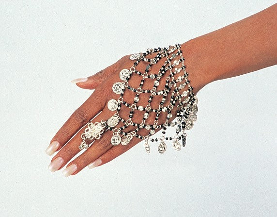 Silver-Tone White Metal Single Ring Bracelet - Chic & Minimalist Accessory