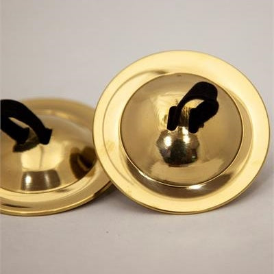 Two-Slot Brass Finger Cymbals