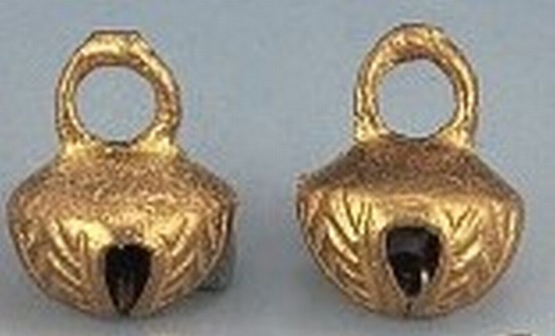Cross-Cut Brass Bells (Ghungroos)