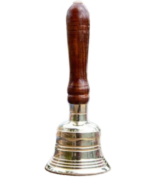 Wood Handle Brass Bell