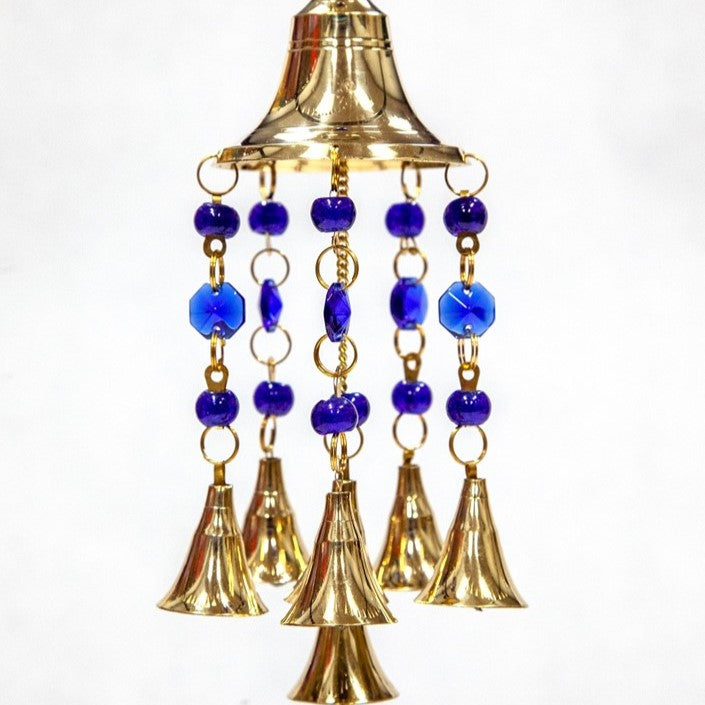 Brass Glass Assorted Dome Bell Wind Chime