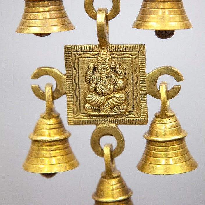 Brass Ganesh Bell Wind Chime